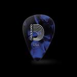 D'Addario Blue Pearl Celluloid Guitar Picks, 25 pack, Light Product Image