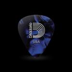 D'Addario Blue Pearl Celluloid Guitar Picks, 25 pack, Light Product Image