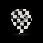 D'Addario Checkerboard Celluloid Guitar Picks 25 pack, Medium  Product Image