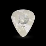 D'Addario White Pearl Celluloid Guitar Picks, 100 pack, Light Product Image