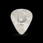 D'Addario White Pearl Celluloid Guitar Picks, 10 pack, Heavy Product Image