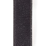D'Addario Slim Garment Leather Guitar Strap, Black Product Image