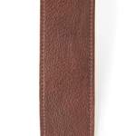 D'Addario Slim Garment Leather Guitar Strap, Brown Product Image