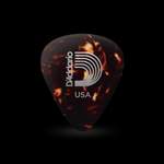 D'Addario Shell-Color Celluloid Guitar Picks, 100 pack, Light Product Image