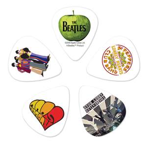 D'Addario Beatles Guitar Picks, Albums 10 pack, Thin