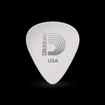 D'Addario White-Color Celluloid Guitar Picks, 25 pack, Light Product Image