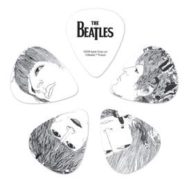 D'Addario Beatles Guitar Picks, Revolver, 10 pack, Medium