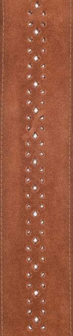 D'Addario Vented Leather Guitar Strap Product Image