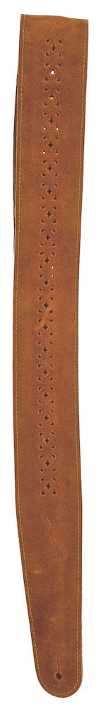 D'Addario Vented Leather Guitar Strap Product Image
