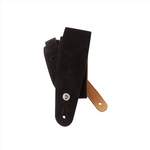 D'Addario Suede Guitar Strap, Black Product Image