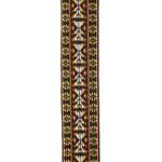 D'Addario Woven Banjo Strap, Hootenanny, Yellow and Brown Product Image