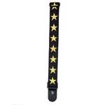 D'Addario Woven Guitar Strap, Gold Star Product Image