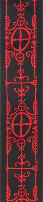 D'Addario Woven Guitar Strap, Voodoo Product Image