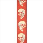 D'Addario Alchemy Guitar Strap, Live Life Skull Product Image