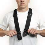 D'Addario Dare Guitar Strap, Black Product Image
