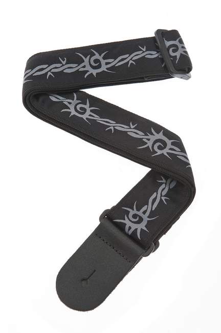 D'Addario Woven Guitar Strap, Barbed Wire