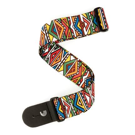 D'Addario Polyester Guitar Strap, Ndebele