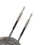 D'Addario Custom Series Braided Instrument Cable, Grey, 10' Product Image