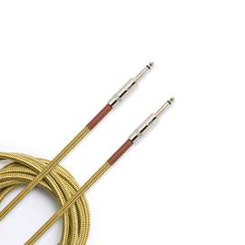 D'Addario Custom Series Braided Instrument Cable, Tweed, 10'