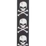 D'Addario Woven Guitar Strap, Cross Bone Skull Product Image