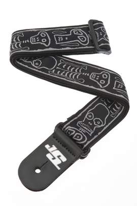 D'Addario Joe Satriani Guitar Strap, Skull n' Bones