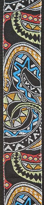 D'Addario Joe Satriani Guitar Strap, Snakes Mosaic Product Image