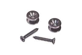 D'Addario Solid Brass End Pins - Black (Pair)