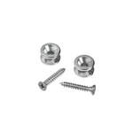 D'Addario Solid Brass End Pins - Chrome (Pair) Product Image