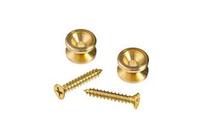 D'Addario Solid Brass End Pins - Brass (Pair)