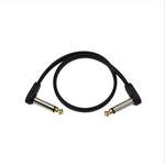 D'Addario Flat Patch Cable, 1ft Right Angle, Single PK Product Image