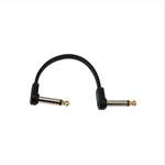 D'Addario Flat Patch Cable, 4in Offset Right Angle, Twin PK Product Image