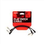 D'Addario Flat Patch Cable, 6in Offset Right Angle, Twin PK Product Image