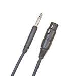 D'Addario Classic Series Unbalanced Microphone Cable, XLR-to-1/4-inch, 25 feet Product Image
