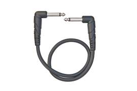 D'Addario Classic Series Patch Cable, Right-Angle, 1 Foot