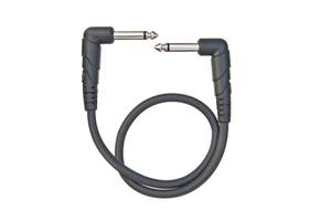 D'Addario Classic Series Patch Cable, Right-Angle, 1 Foot