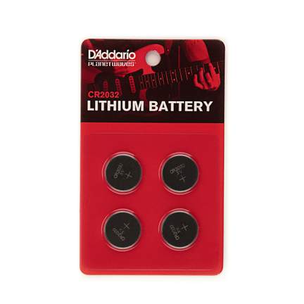 D'Addario Lithium Battery, 4-pack