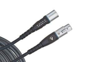 D'Addario Custom Series XLR  Microphone Cable, 10 feet