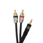 D'Addario Dual RCA to Stereo Mini Cable, 5 feet Product Image