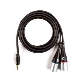 D'Addario Custom Series 1/8” to Dual  XLR Audio Cable