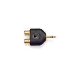 D'Addario 1/8 Inch Male Stereo to Dual RCA Female Adaptor Product Image