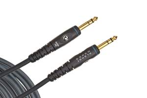 D'Addario Custom Series Instrument Cable, Stereo, 10 feet
