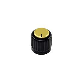 D'Addario Accessories Loknob Large - Black/Gold
