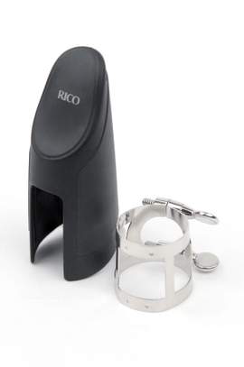Rico Ligature & Cap, Alto Saxophone, Nickel