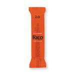 Rico by D'Addario Bb Clarinet Reeds, #2.0, 25-Count Single Reeds Product Image