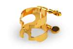 D'Addario H-Ligature & Cap, Alto Saxophone, Gold Product Image