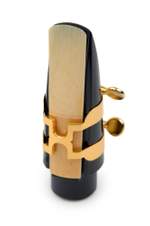 D'Addario H-Ligature & Cap, Alto Saxophone, Gold Product Image