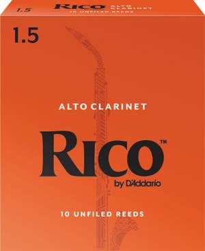 Rico by D'Addario Alto Clarinet Reeds, Strength 1.5, 10 Pack Product Image