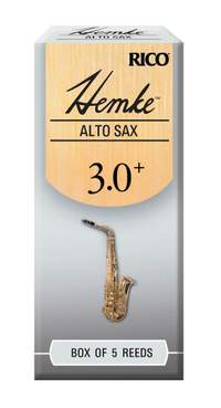 Frederick L. Hemke Alto Saxophone Reeds, Strength 3.0+, 5 Pack