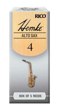 Frederick L. Hemke Alto Saxophone Reeds, Strength 4.0, 5 Pack