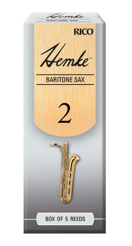 Frederick L. Hemke Organic Baritone Saxophone Reeds,  Strength 2.0,  5 Pack